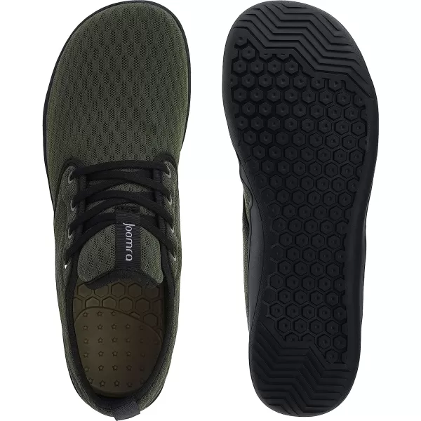 imageJoomra Mens Water amp Land Shoes  Hydrophobic Mesh  Barefoot Style  Quick Drying UpgradeW753  Army Green  Water Shoes 