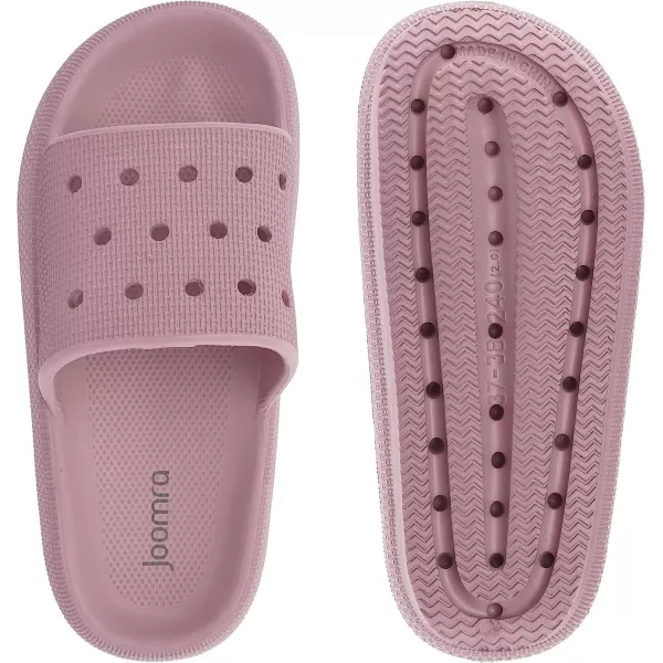 imageJoomra Pillow Slippers for Women and Men Breathable Shower Slides Quick Drying Sandals  Ultra Cushion  Thick SoleBlush