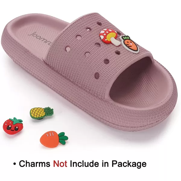 imageJoomra Pillow Slippers for Women and Men Breathable Shower Slides Quick Drying Sandals  Ultra Cushion  Thick SoleBlush