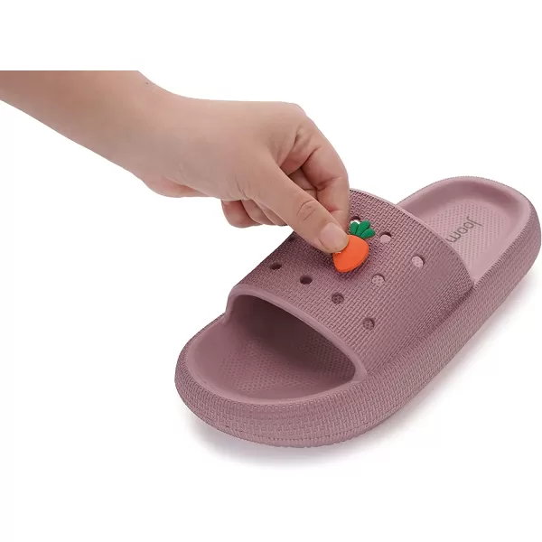 imageJoomra Pillow Slippers for Women and Men Breathable Shower Slides Quick Drying Sandals  Ultra Cushion  Thick SoleBlush