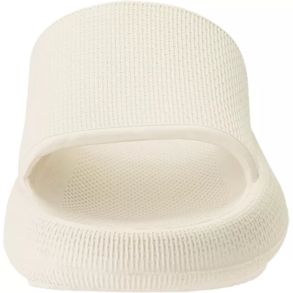 imageJoomra Pillow Slippers for Women and Men Non Slip Quick Drying Shower Slides Bathroom Sandals  Ultra Cushion  Thick SoleBeige