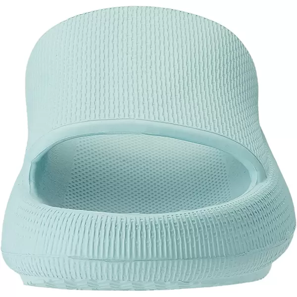 imageJoomra Pillow Slippers for Women and Men Non Slip Quick Drying Shower Slides Bathroom Sandals  Ultra Cushion  Thick SoleBlue