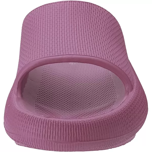 imageJoomra Pillow Slippers for Women and Men Non Slip Quick Drying Shower Slides Bathroom Sandals  Ultra Cushion  Thick SoleFuchsia