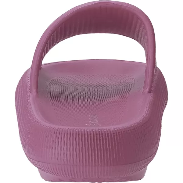 imageJoomra Pillow Slippers for Women and Men Non Slip Quick Drying Shower Slides Bathroom Sandals  Ultra Cushion  Thick SoleFuchsia