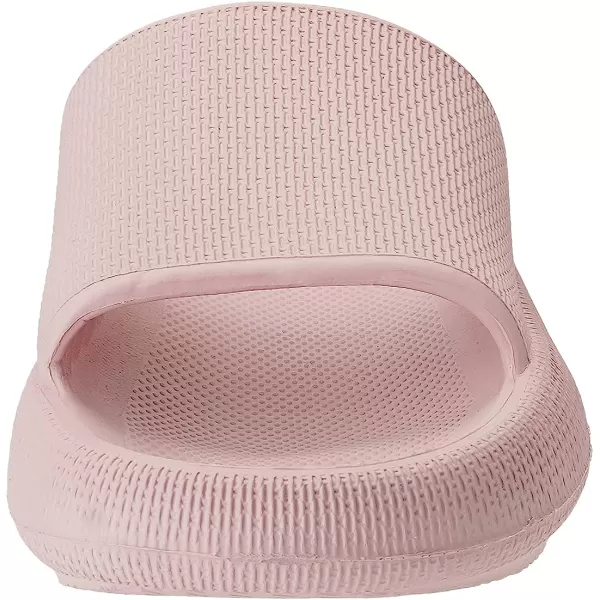 imageJoomra Pillow Slippers for Women and Men Non Slip Quick Drying Shower Slides Bathroom Sandals  Ultra Cushion  Thick SolePink