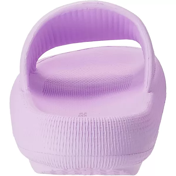 imageJoomra Pillow Slippers for Women and Men Non Slip Quick Drying Shower Slides Bathroom Sandals  Ultra Cushion  Thick SolePurple