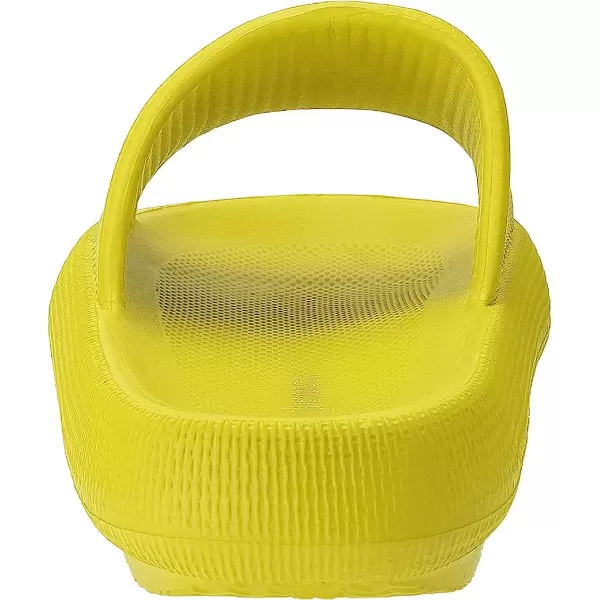 imageJoomra Pillow Slippers for Women and Men Non Slip Quick Drying Shower Slides Bathroom Sandals  Ultra Cushion  Thick SoleYellow