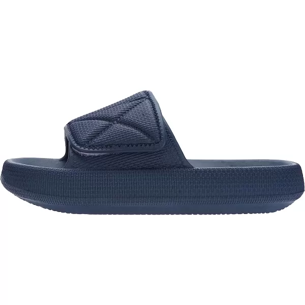 imageJoomra Slides for Women and Men Recovery Supportive Athletic Pillow Slippers Sandals  Adjustable Strap  Dual Cushioned Thick SoleAdjustable  Blue