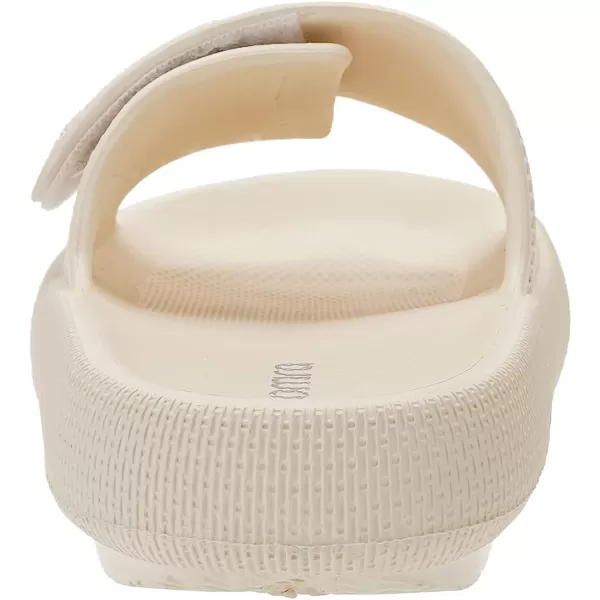 imageJoomra Slides for Women and Men Recovery Supportive Athletic Pillow Slippers Sandals  Adjustable Strap  Dual Cushioned Thick SoleAdjustable  Cream Beige