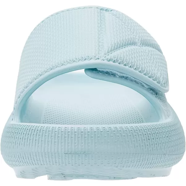 imageJoomra Slides for Women and Men Recovery Supportive Athletic Pillow Slippers Sandals  Adjustable Strap  Dual Cushioned Thick SoleAdjustable  Light Blue