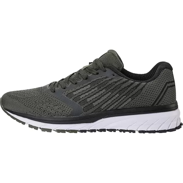 imageJoomra Whitin Mens Supportive Running Shoes Cushioned Lightweight Athletic SneakersArmy Green