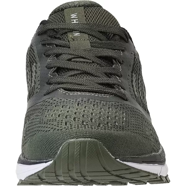 imageJoomra Whitin Mens Supportive Running Shoes Cushioned Lightweight Athletic SneakersArmy Green