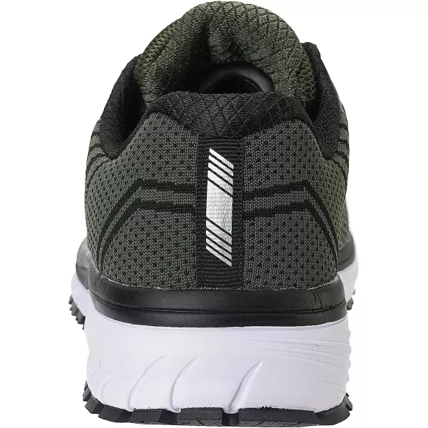 imageJoomra Whitin Mens Supportive Running Shoes Cushioned Lightweight Athletic SneakersArmy Green
