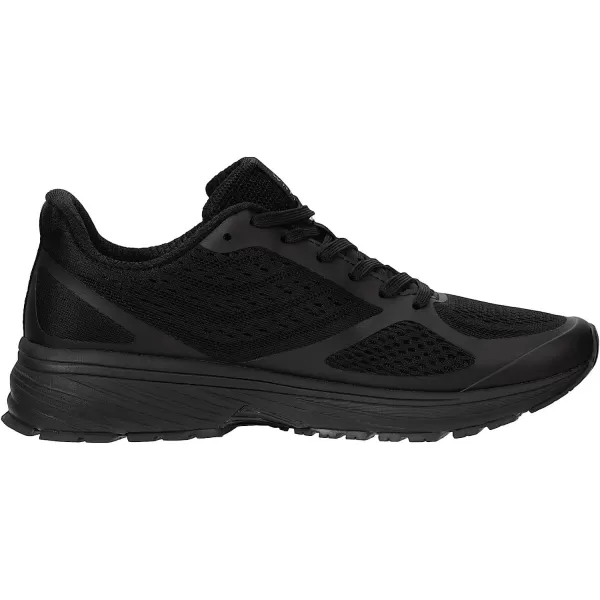 imageJoomra Whitin Mens Supportive Running Shoes Cushioned Lightweight Athletic SneakersBlackMesh