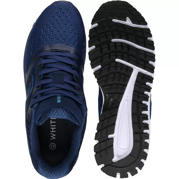 imageJoomra Whitin Mens Supportive Running Shoes Cushioned Lightweight Athletic SneakersBlue