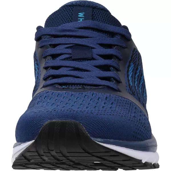 imageJoomra Whitin Mens Supportive Running Shoes Cushioned Lightweight Athletic SneakersBlue