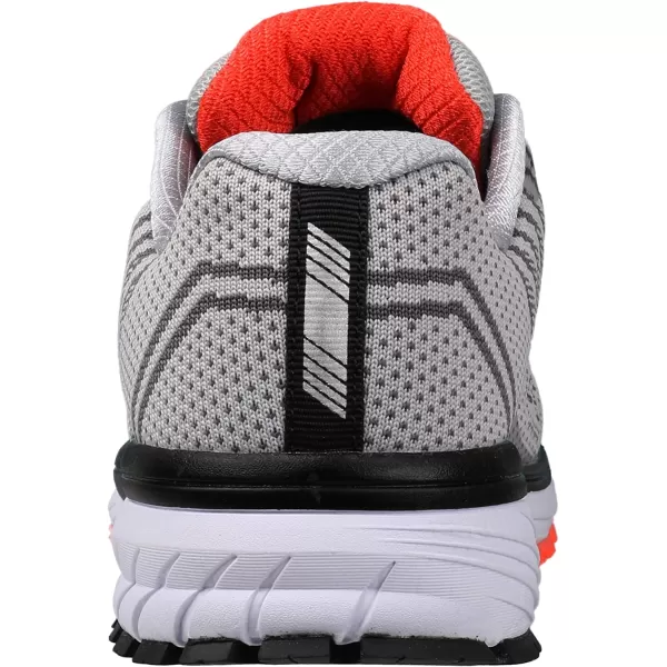imageJoomra Whitin Mens Supportive Running Shoes Cushioned Lightweight Athletic SneakersLight Grey