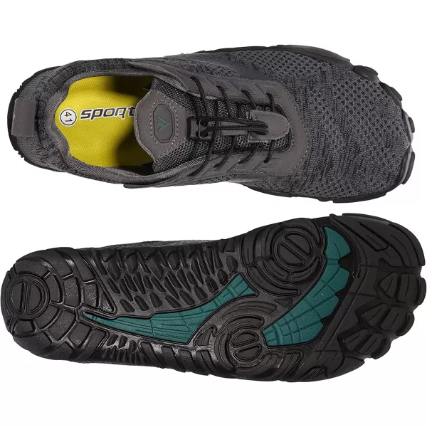 imageJoomra Womens Minimalist Trail Running Barefoot Shoes  Wide Toe Box  Zero DropAdark Grey