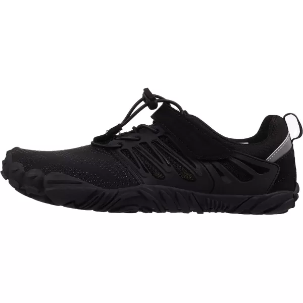 imageJoomra Womens Minimalist Trail Running Barefoot Shoes  Wide Toe Box  Zero DropAll Black