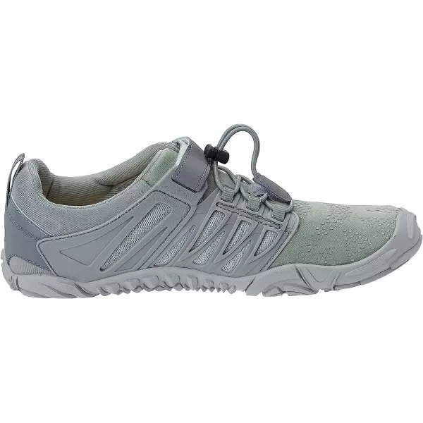 imageJoomra Womens Minimalist Trail Running Barefoot Shoes  Wide Toe Box  Zero DropBall Grey
