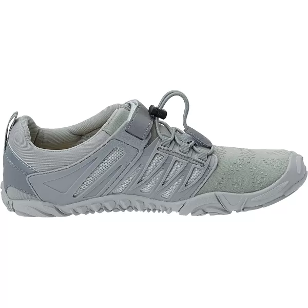 imageJoomra Womens Minimalist Trail Running Barefoot Shoes  Wide Toe Box  Zero DropBall Grey