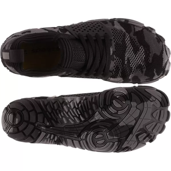 imageJoomra Womens Minimalist Trail Running Barefoot Shoes  Wide Toe Box  Zero DropBblackCamouflage