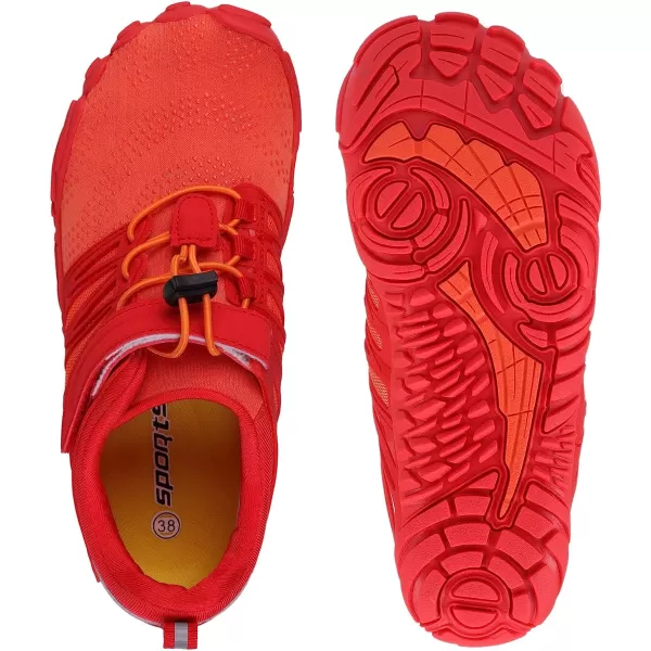 imageJoomra Womens Minimalist Trail Running Barefoot Shoes  Wide Toe Box  Zero DropOrange