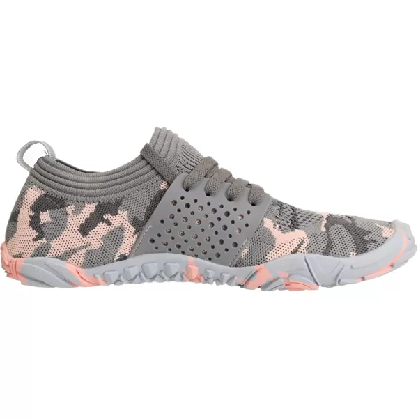 imageJoomra Womens Minimalist Trail Running Barefoot Shoes  Wide Toe Box  Zero DropPinkGrey