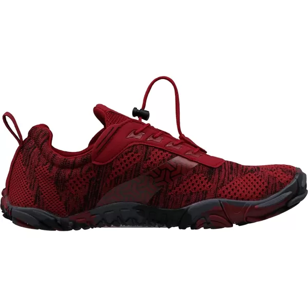 imageJoomra Womens Minimalist Trail Running Barefoot Shoes  Wide Toe Box  Zero DropRedKnit