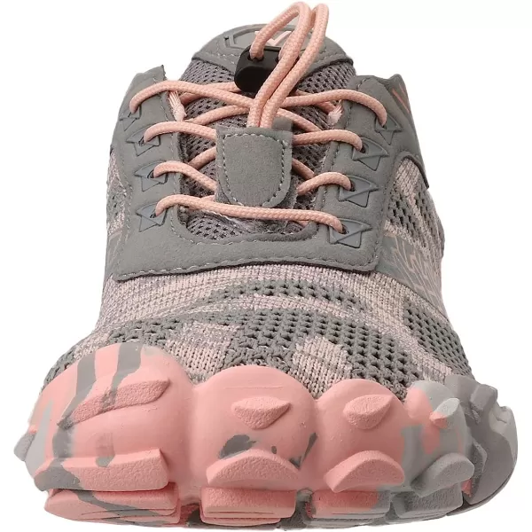 imageJoomra Womens Minimalist Trail Running Barefoot Shoes  Wide Toe Box  Zero DropW20  Pink Grey
