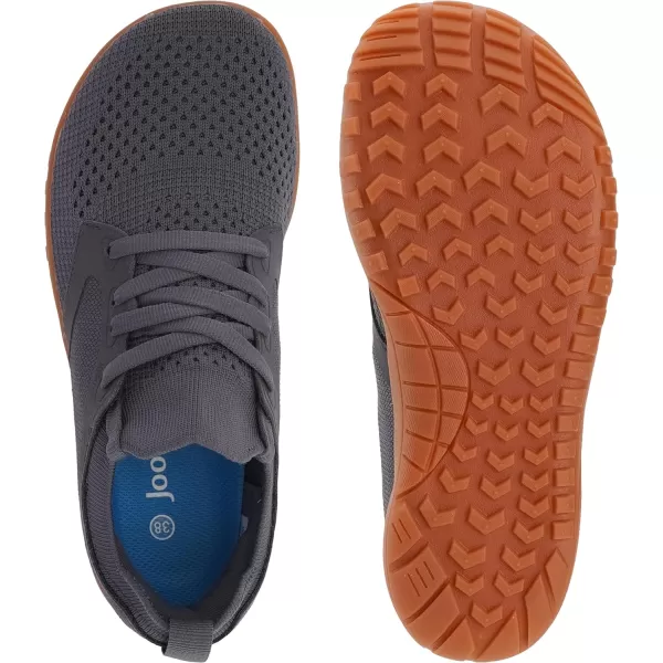 imageJoomra Womens Wide Trail Running Shoes  Barefoot Style  Zero Drop Grippy SoleW52  Dark Grey