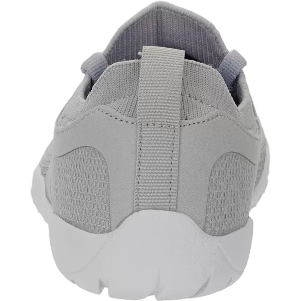 imageJoomra Womens Wide Trail Running Shoes  Barefoot Style  Zero Drop Grippy SoleW52  Light Grey