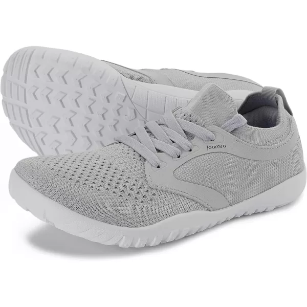 imageJoomra Womens Wide Trail Running Shoes  Barefoot Style  Zero Drop Grippy SoleW52  Light Grey