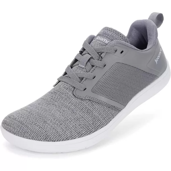 imageJoomra Mens Cross Trainer Minimalist Barefoot Shoes Zero Drop Sneakers  Wide Toe Box  Upgrade StabilityW83  Grey
