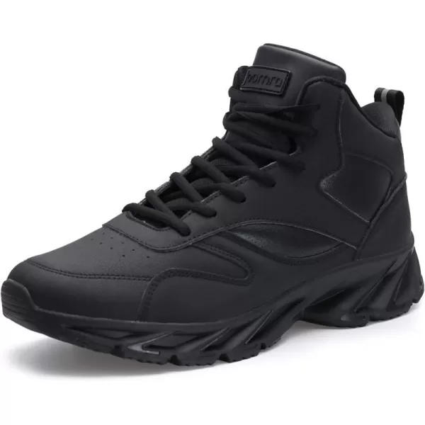imageJoomra Mens Stylish Sneakers High Top AthleticInspired Shoes2all Black