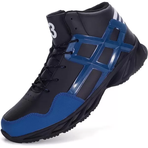 imageJoomra Mens Stylish Sneakers High Top AthleticInspired ShoesUpgrade  Blue