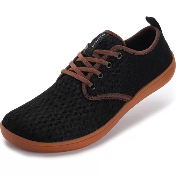 imageJoomra Mens Water amp Land Shoes  Hydrophobic Mesh  Barefoot Style  Quick Drying UpgradeW753  BlackGum  Water Shoes 