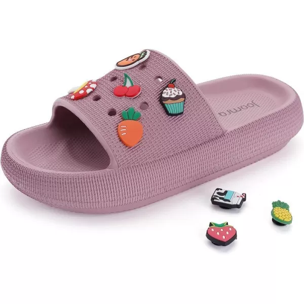 imageJoomra Pillow Slippers for Women and Men Breathable Shower Slides Quick Drying Sandals  Ultra Cushion  Thick SoleBlush