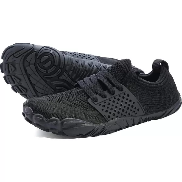 imageJoomra Womens Minimalist Trail Running Barefoot Shoes  Wide Toe Box  Zero DropBallblack