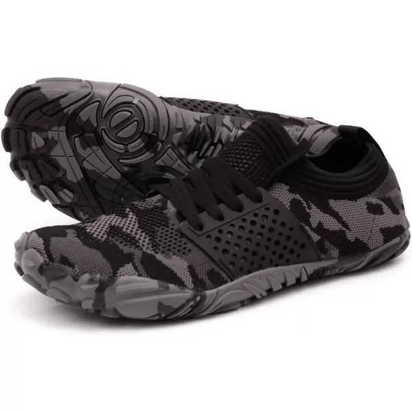 imageJoomra Womens Minimalist Trail Running Barefoot Shoes  Wide Toe Box  Zero DropBblackCamouflage