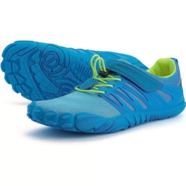 imageJoomra Womens Minimalist Trail Running Barefoot Shoes  Wide Toe Box  Zero DropLight Blue