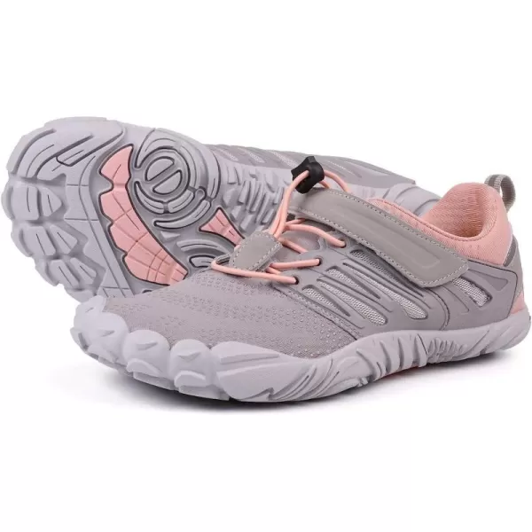 imageJoomra Womens Minimalist Trail Running Barefoot Shoes  Wide Toe Box  Zero DropPink
