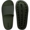 imageJoomra Arch Support Slides for Women and Men Recovery Sandals Plantar Fasciitis Slippers  Pain Relief Cushion Thick SoleAmy Green With Arch Support