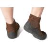 imageJoomra Womens Mens Minimalist Barefoot Sock Shoes  Zero Drop  ECO Vegan  MultiPurpose ampamp UltraPortable Water FootwearBrown Black