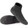 imageJoomra Womens Mens Minimalist Barefoot Sock Shoes  Zero Drop  ECO Vegan  MultiPurpose ampamp UltraPortable Water FootwearDark Black