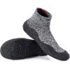 imageJoomra Womens Mens Minimalist Barefoot Sock Shoes  Zero Drop  ECO Vegan  MultiPurpose ampamp UltraPortable Water FootwearGrey Black