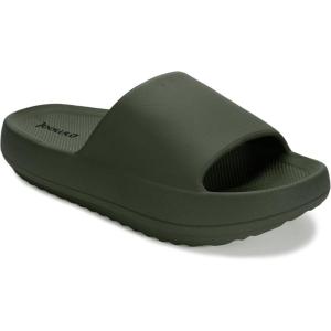 imageJoomra Arch Support Slides for Women and Men Recovery Sandals Plantar Fasciitis Slippers  Pain Relief Cushion Thick SoleAmy Green With Arch Support
