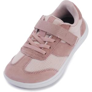 imageJoomra ToddlerLittle Kid Wide Barefoot Shoes  Splay Naturally Minimalist Sneakers for Boys Girls  Zero Drop SolePink