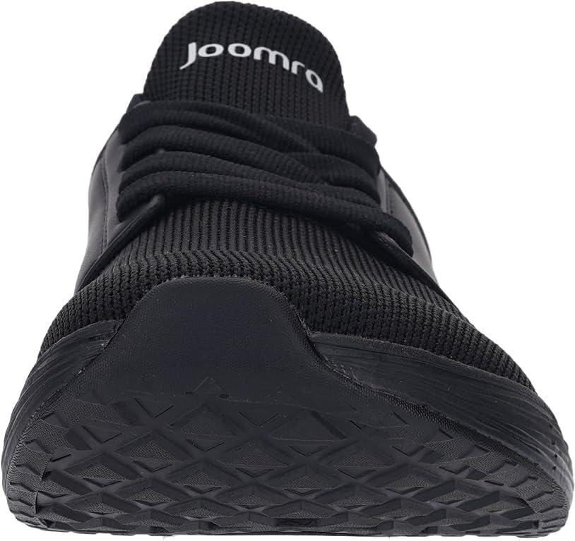 imageJoomra Mens Zero Drop Running Tennis Shoes  Slip on Walking Sneakers  Wide Toe BoxS86  All Black
