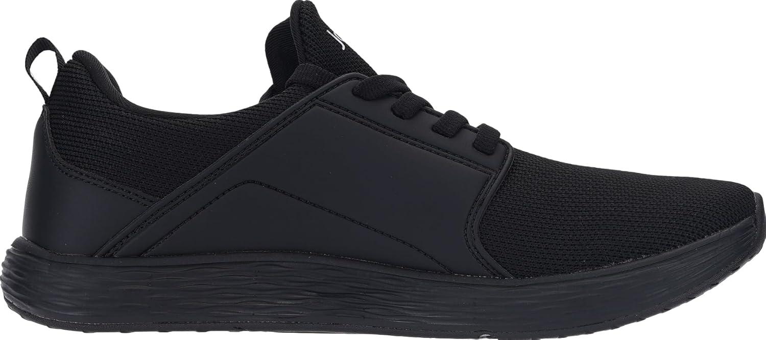 imageJoomra Mens Zero Drop Running Tennis Shoes  Slip on Walking Sneakers  Wide Toe BoxS86  All Black